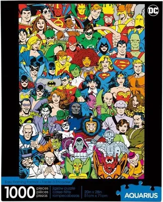 Image de Aquarius DC Comics Puzzle Retro Cast (1000 Teile)