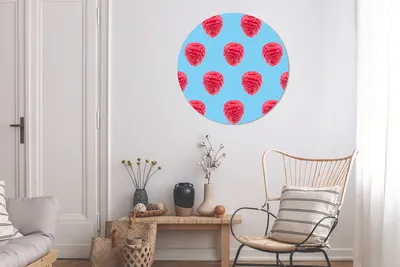 Produktbild von MuchoWow® - Tapetenkreis - Wandbild rund - Schlafzimmerdekoration - Wanddeko - runde Tapete - Kunst für zu Hause