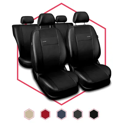 Produktbild von Autositzbezüge Universal Schonbezüge Sitzauflage PKW Auto für Mazda 2 Schwarz