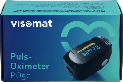 Produktbild von Visomat Pulsoximeter PO50 zur Ermittlung der arteriellen Sauerstoffsättigung, 1 St. Gerät