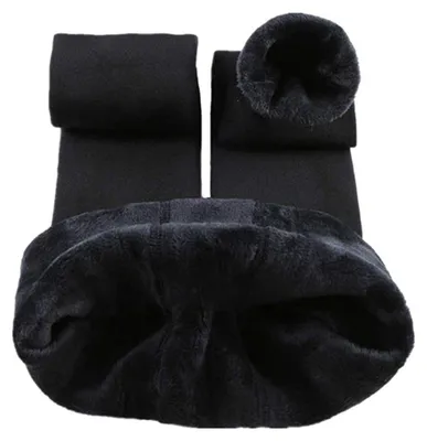 Immagine prodotto di Leggings termici - Pile - Nero - Taglia unica