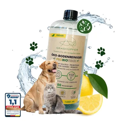 Produktbild von GRASHÜPFER® Probiotischer Öko-Bodenreiniger für Tierhaushalte