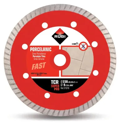 Immagine prodotto di Rubi Diamond Blade Tcr 125 Superpro For Porcelain Stoneware