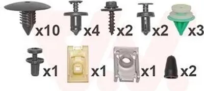Immagine prodotto di VAN WEZEL Kit di montaggio parafango 4327796 Anteriore sinistro Anteriore destro per RENAULT MEGANE II station wagon (KM0/1)