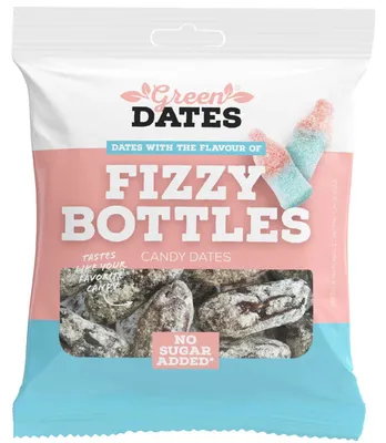 Produktbild von Green Dates Fizzy Bottles 90g