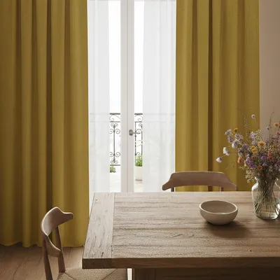 Immagine prodotto di Tenda Solace 140x270 cm Giallo senape  140x270 cm 100% poliestere Prodotto in Europa