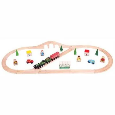 Zdjęcie produktu dla Kolejka drewniana Bigjigs Rail Latający Szkot