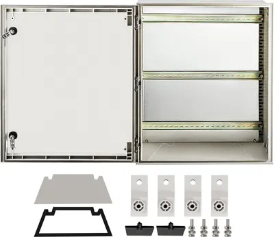 Zdjęcie produktu dla Skrzynka elektryczna rozdzielnia obudowa metalowa 60x50x23cm włókno szklane
