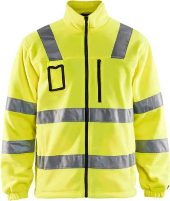 Produktbild von Blakläder High Vis Fleecejacke 4853 2560 in zwei Farben, Farbe:gelb, Größe:S