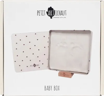 Image de PETIT ARTICHAUT Babyabdruck Dose "Jolis Cœurs" 617028 3700552370855
