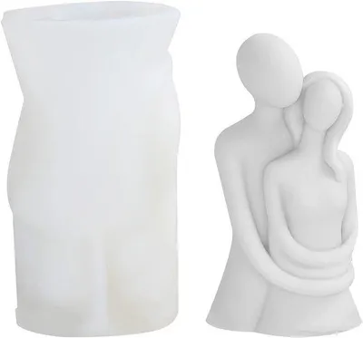 Obrázek produktu pro Silikonová forma 3D – pro ručně vyráběné svíčky – ideální pro pryskyřice a odlévací hmoty