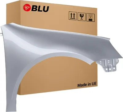Zdjęcie produktu dla BLU Błotnik Premium pasujący do VW Volkswagen Golf V 5 Hatchback LA7W Prawy Srebrny ReflexSilber | 2003-2009 | Przedni Przód | Lakierowany | Gotowy do montażu | Ocynk