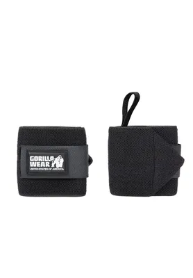 Produktbild von Gorilla Wear Basic Handgelenkbandagen - Schwarz/Weiß