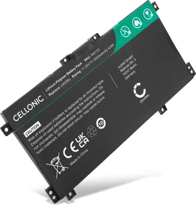 Immagine prodotto di CELLONIC 1x Batteria per PC portatile Compatibile con HP Pavilion 15-CR, Envy x360 15-CN, Envy 17-AE, LK03XL – (3500mAh, 11.55V)
