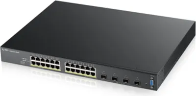 Produktbild von Zyxel XGS2210-28HP, Managed, L2, Gigabit Ethernet (10/100/1000), Power over Ethernet (PoE), Rack-Einbau, 1U