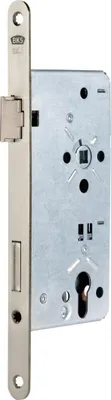 Zdjęcie produktu dla Zamek wpuszczany BKS do drzwi wejściowych (PZW 24/65/92/10 mm DIN prawy / srebrny) - B-00240-34-R-1