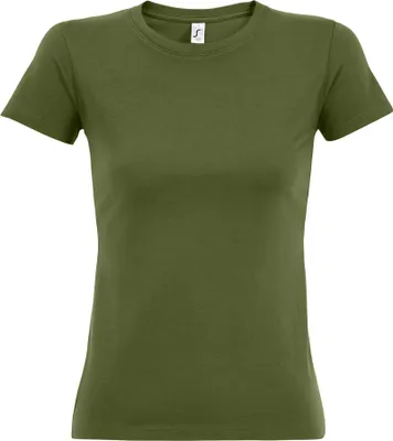 Produktbild von SOLs 11502 | Imperial Women / Damen T-Shirt - Farbe: Dark Khaki - Größe: XL