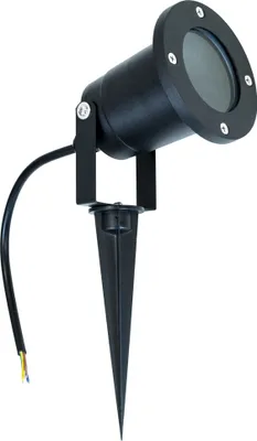 Produktbild von Vonkajšie svetlo Záhradný reflektor so zemným hrotom HORTUS BLACK IP65 GU10 čierny EDO777112 EDO