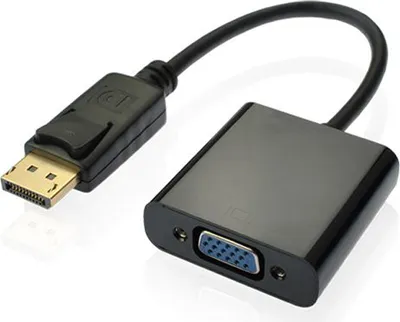 Produktbild von B64 DisplayPort auf VGA Adapter 25cm – DP Stecker zu VGA Buchse Konverter 1080P für PC & Laptop