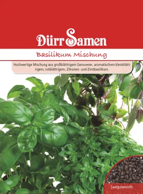 Produktbild von Dürr-Samen - Basilikum Mischung - Saatgut - 0911
