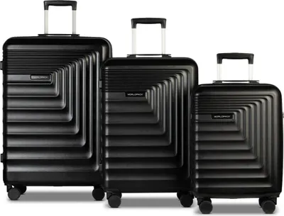 Produktbild von WORLDPACK Trolley-Set "Tokyo" 50/60/70 *schwarz