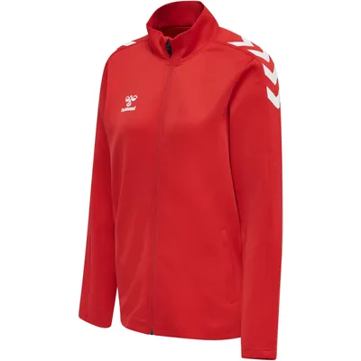 Produktbild von HUMMEL hmlCORE XK POLY ZIP SWEAT WOMAN, TRUE RED, 2XL