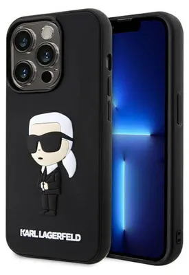 Obrázok produktu pre Karl Lagerfeld 3D Rubber NFT Ikonik - kryt pre iPhone 14 Pro Max (čierny)