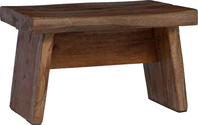 Zdjęcie produktu dla vidaXL Stołek naturalny 29 x 20 x 17 cm Drewno mahoniowe
