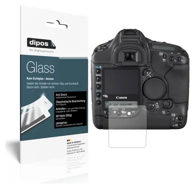 Obrázok produktu pre 1x ochranná fólia pre Canon Eos 1DS Mark III matná - Anti-Shock 9H film dipos Glass plastové sklo