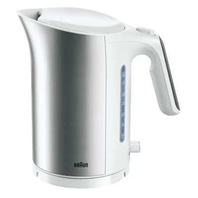 Produktbild von Braun WK 5100 BK, 1,7 l, 2200 W, Schwarz, Edelstahl, Wasserstandsanzeige, Drahtlos
