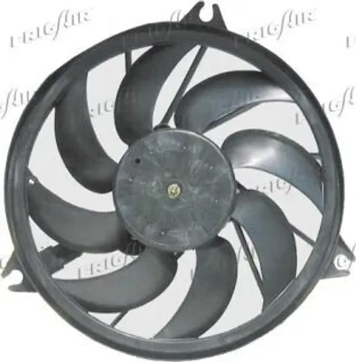 Produktbild von FRIGAIR 0508.1708 Lüfter Motorkühlung Kühlerlüfter passend für PEUGEOT 206 Schrägheck (2A/C) Wasserkühler Ø390mm