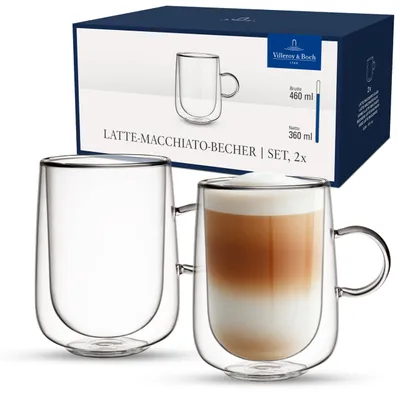 Obrázok produktu pre Villeroy & Boch Artesano horúce a studené nápoje Latte-Macchiato-Glas 2tlg. je 360ml