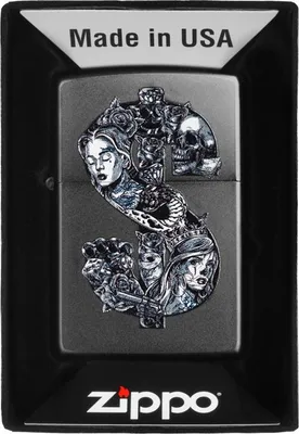 Produktbild von ZIPPO TATTO DOLLAR DESIGN 60006999 Feuerzeug