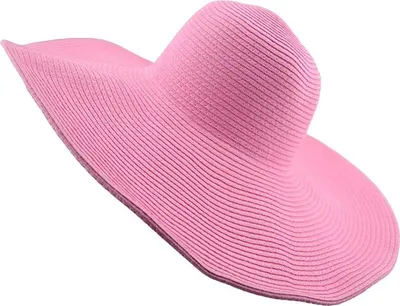 Produktbild von ASKSA Damen Breit Krempe Strohhut Faltbar Schutz Strandhut Elegant Sommer Hut Sonnenhüte UPF 50+, Rosa