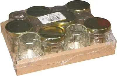 Image de Pack 12 Confituriers 44ml Couvercle Doré - Bj