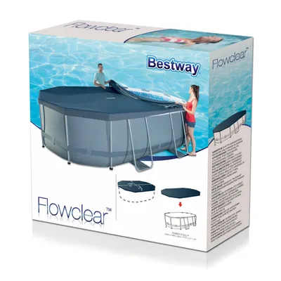 Zdjęcie produktu dla Bestway 58424, Osłona, Szary, PCW, Owalny, 20 cm, 30 cm