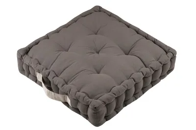 Produktbild von Kissen Duo Stoff Taupe/Leinen 45x45x10cm - Stoff
