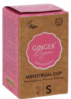 Productafbeelding van Ginger Organic Menstruatiecup Tpe - Maat S (1 stuk)