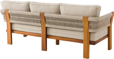 Produktbild von Modernes beige Stoffsofa für Terrasse und Balkon