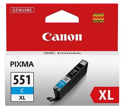 Productafbeelding van Canon CLI-551C XL inktpatroon, cyaan