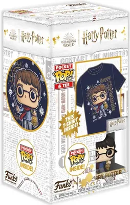 Obrázok produktu pre Funko Harry Potter Holiday Harry playset s tričkom a minifigúrkou