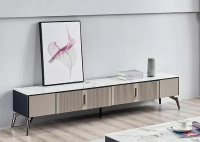 Produktbild von Wohnzimmer Kommode Lowboard Sideboard Holz Möbel rtv tv Schrank Neu