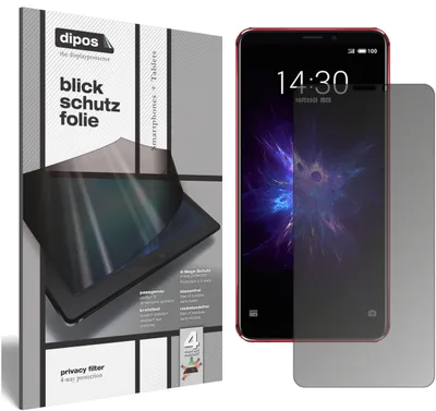 Produktbild von Schutzfolie für Meizu Note 8 Blickschutzfolie matt Folie Display Schutz dipos