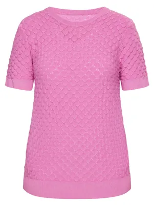 Image de Pull en maille pour femme EVER - Rose, XL