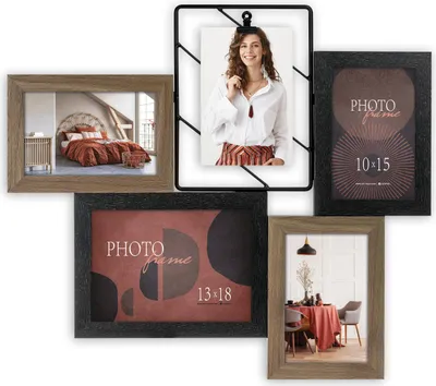 Produktbild von ZEP Galerierahmen „Nocera“ für 5 Fotos im Format 13 x 18 cm und 10 x 15 cm