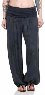 Produktbild von Haremshose Damen leichte BOHO Sommerhose mit weitem Bein Gr. 36 bis 48 Yoga-Hose