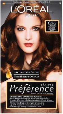 Produktbild von Loreal Preference Haarfarbe Nr. 5.3 Virginia - helles Goldbraun 1op.