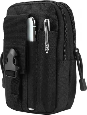 Image de Sac de ceinture militaire pour l'extérieur - noir