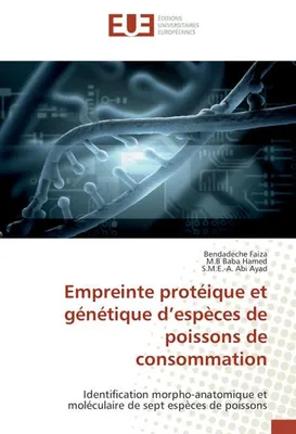 Produktbild von Empreinte protéique et génétique d'espèces de poissons de consommation