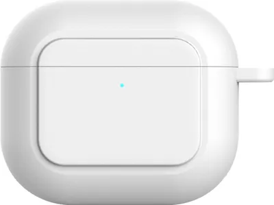 Image de Coque de protection en silicone – compatible avec les AirPods 3 – couleur : blanc